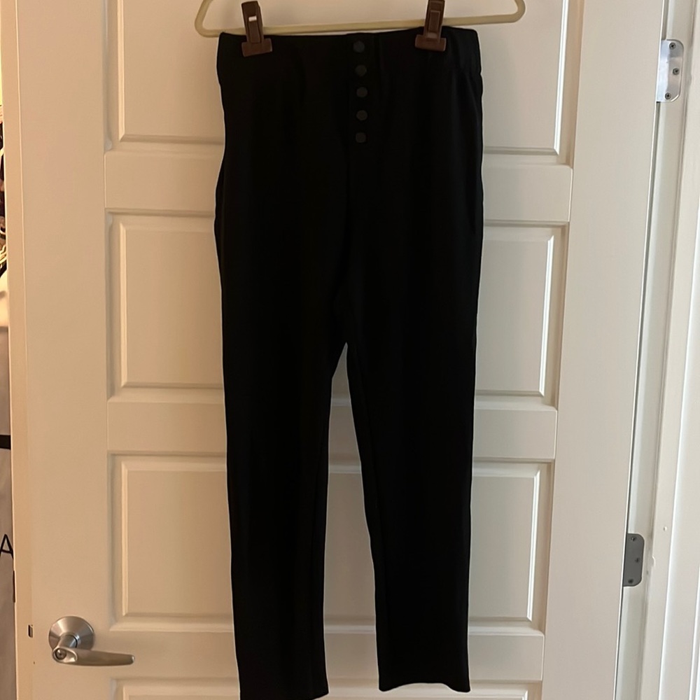 Gently worn black leggings